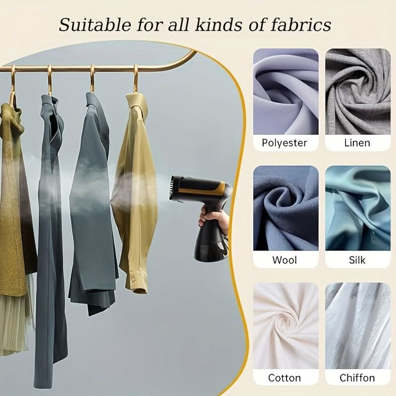 1500W Handheld Fabric Steamer – Portable Garment Steamer for Travel