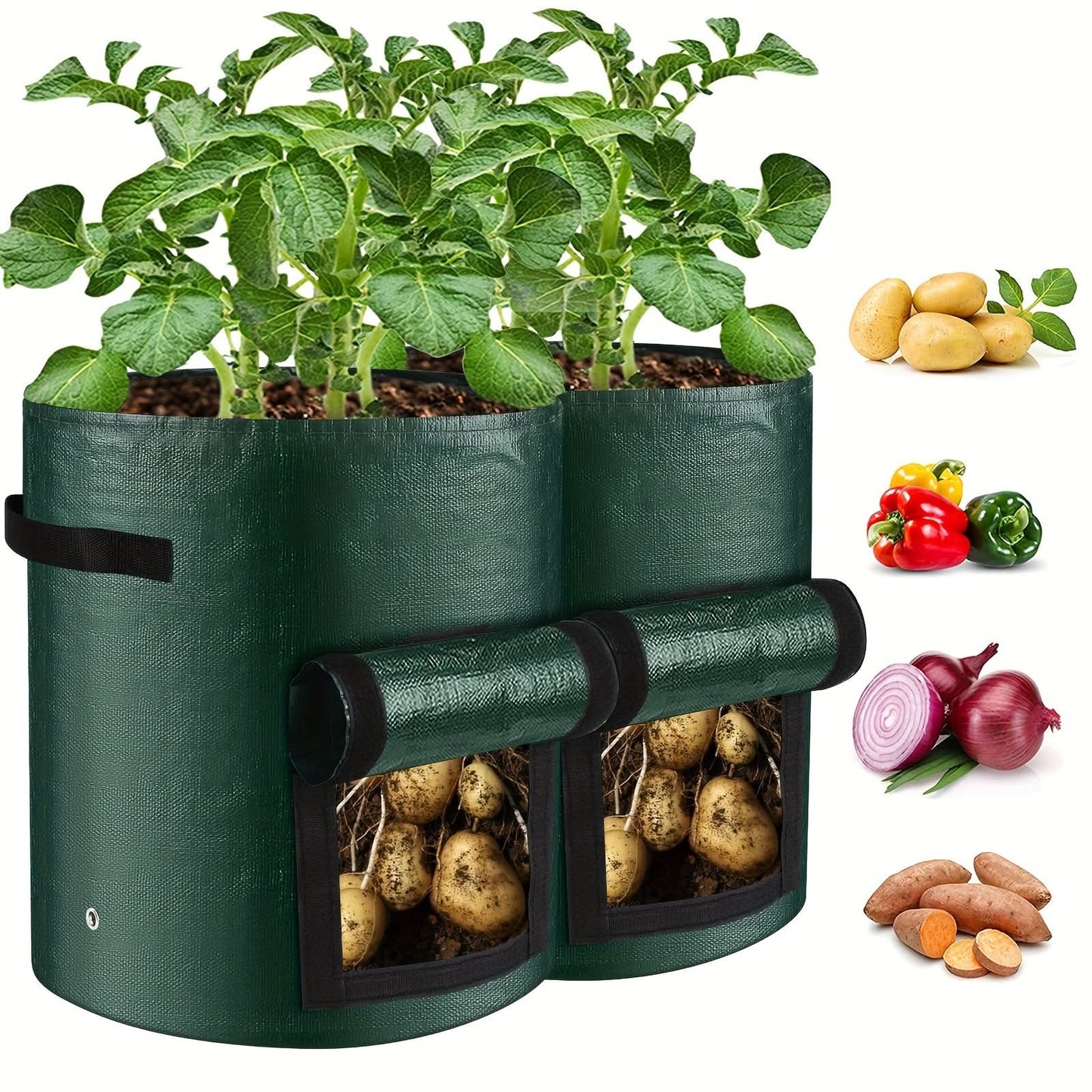 Buy 1 Get 1 Free Large Capacity Potato Grow Bags