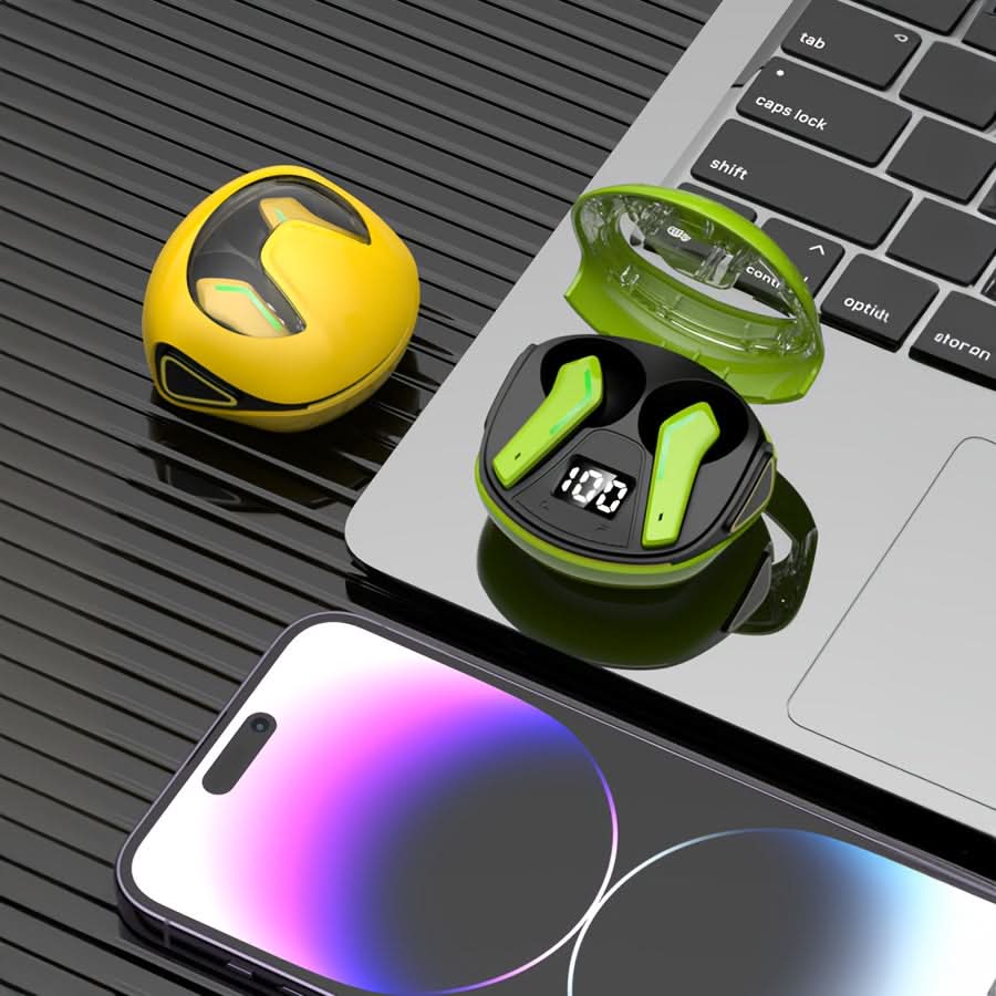 Wireless Gaming Earphones with Low Latency & ENC Noise Reduction, HIFI Sound