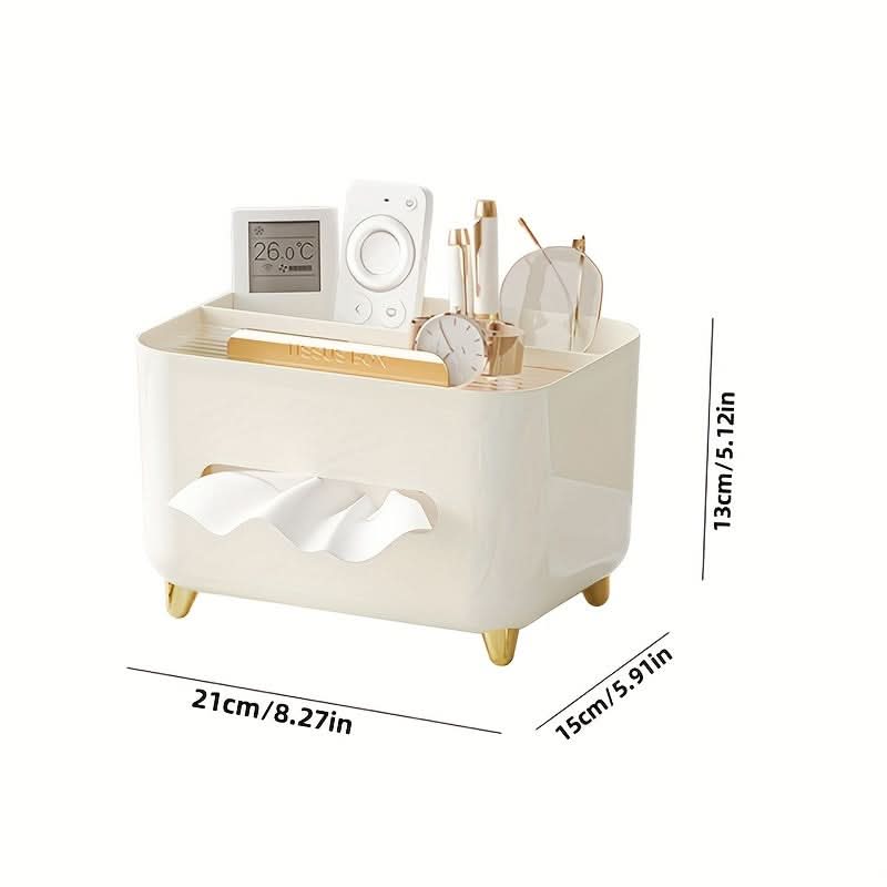 Luxury Multi-Functional Tissue Box & Organizer