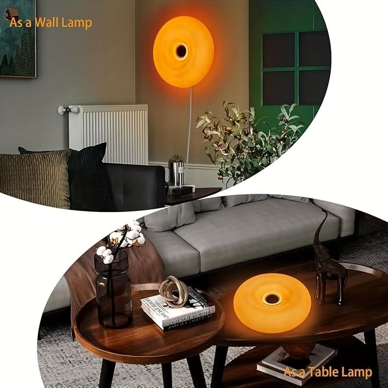 Orange Donut Touch Desk Lamp, USB Powered