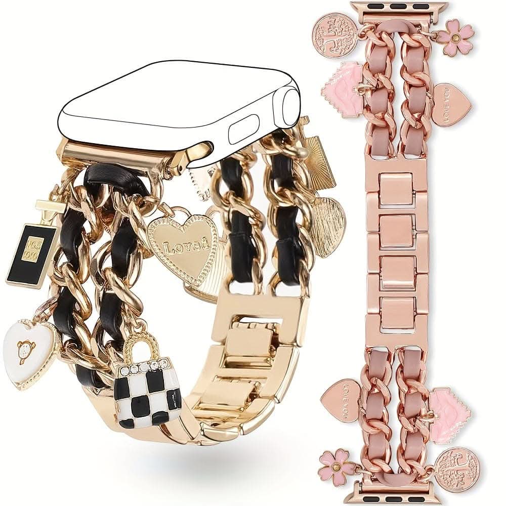 Women's Multi-Specification Love Watch Strap – Compatible with Apple Watch