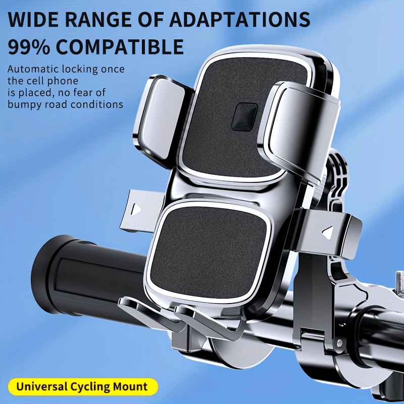 Handlebar Mobile Phone Mount for Motorcycle & Bike