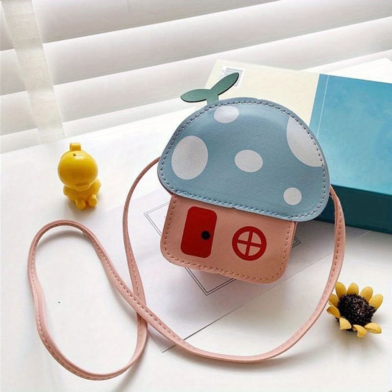 Mushroom-Shaped Crossbody Bag for Kids