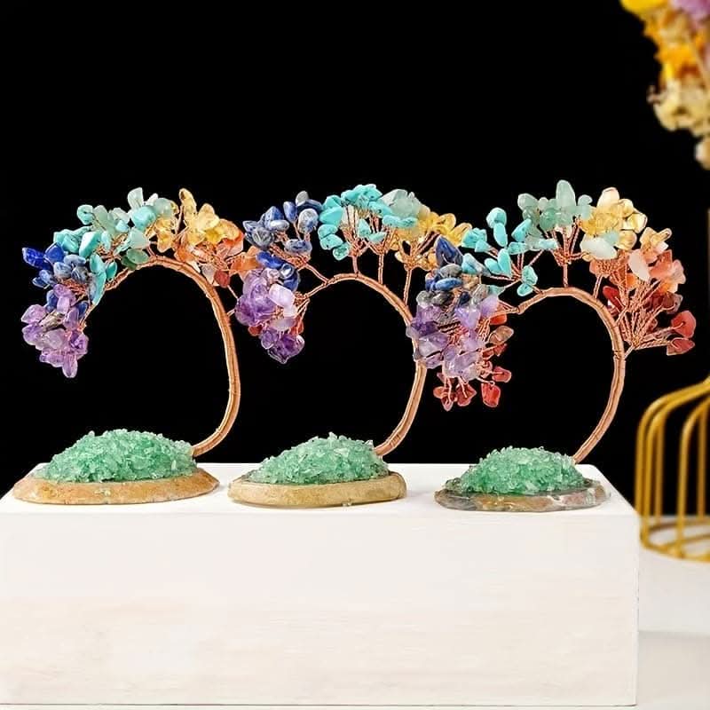 1 pc. 7 Chakra Tree Buddha Statue - Money Tree for Wealth & Luck