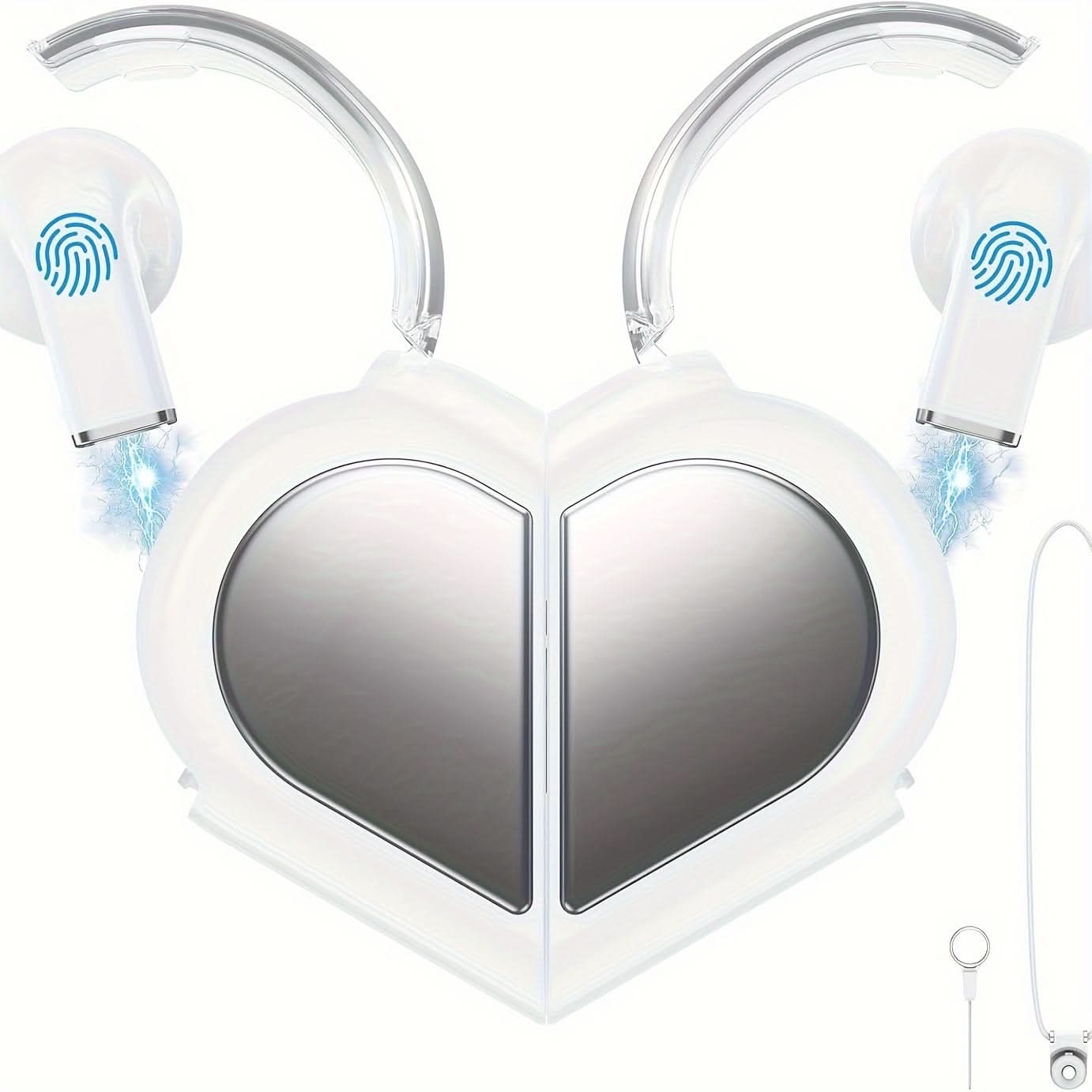 Heart-Shaped Headphones with Ultra-Long Battery Life