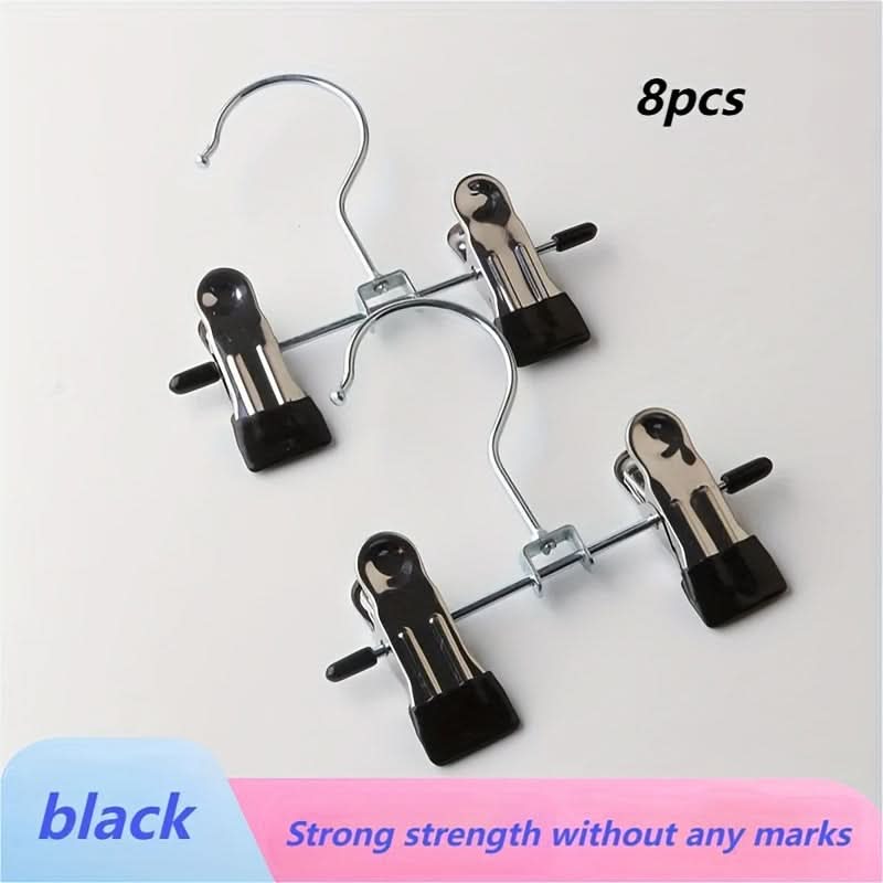 8-Pack Stainless Steel Pants Hangers
