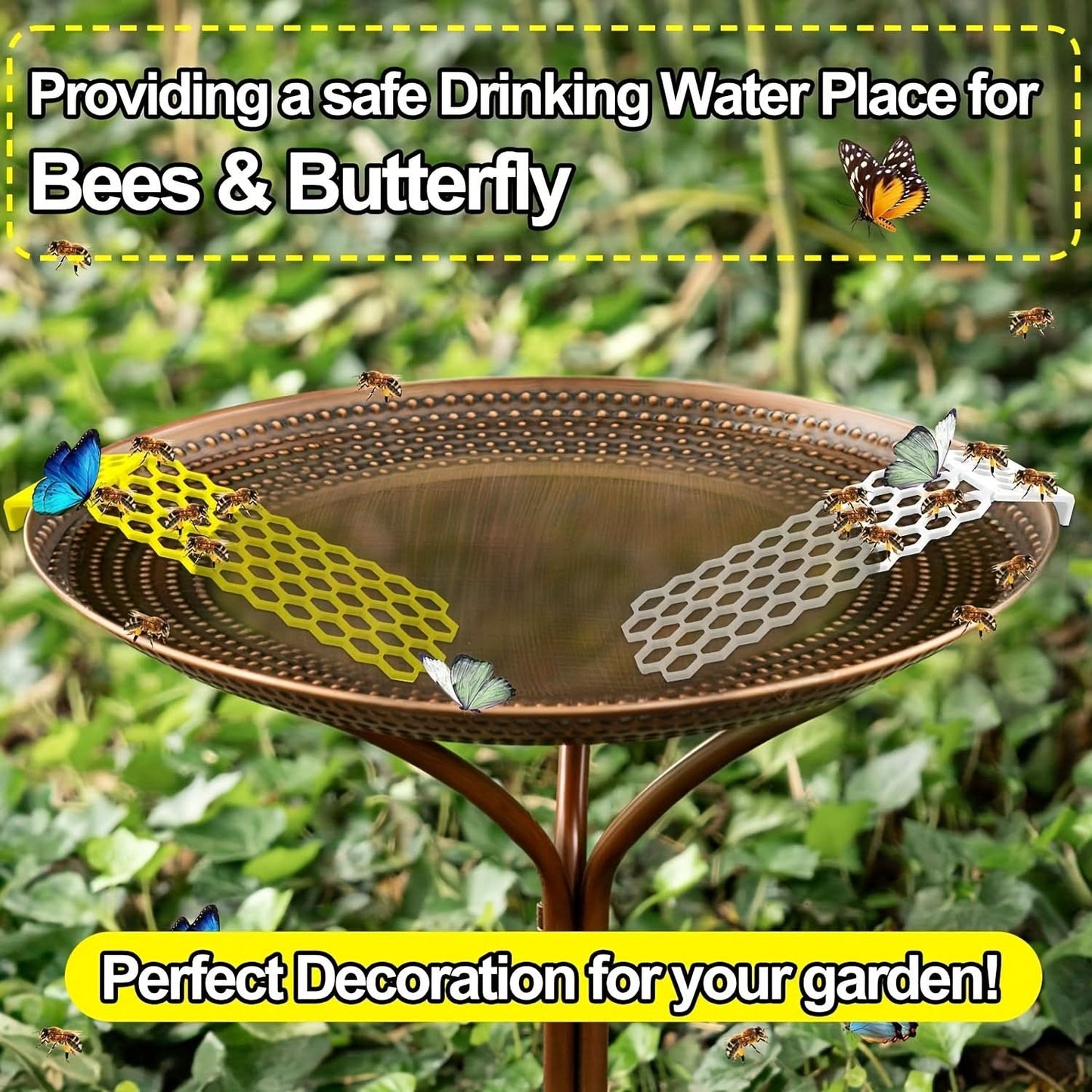 2pcs Bee Waterer with Floating Ladders