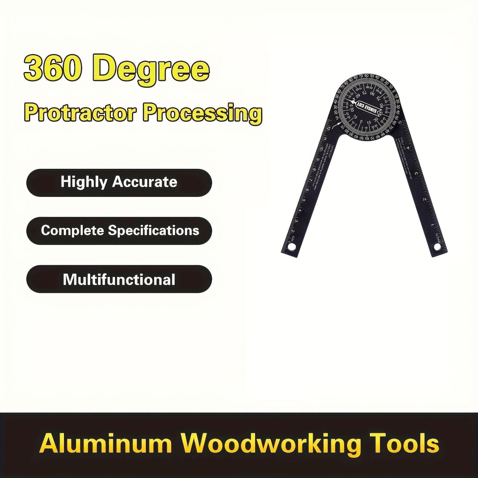 360° Aluminum Angle Gauge for Woodworking