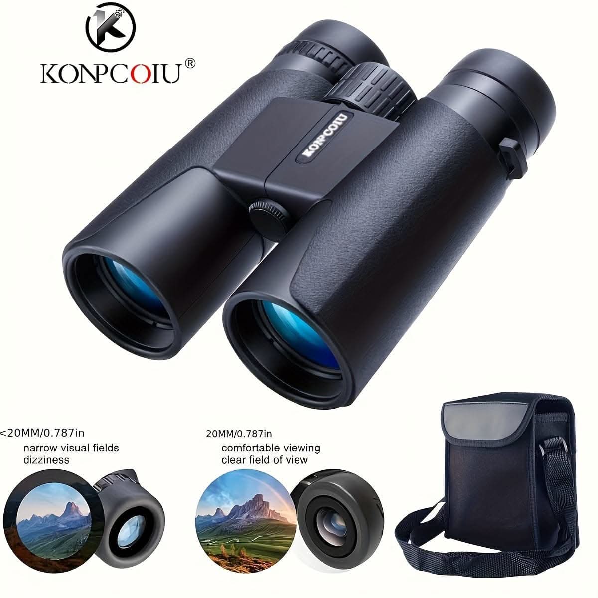 High-Power 112x42 Binoculars – Waterproof Compact Night Vision