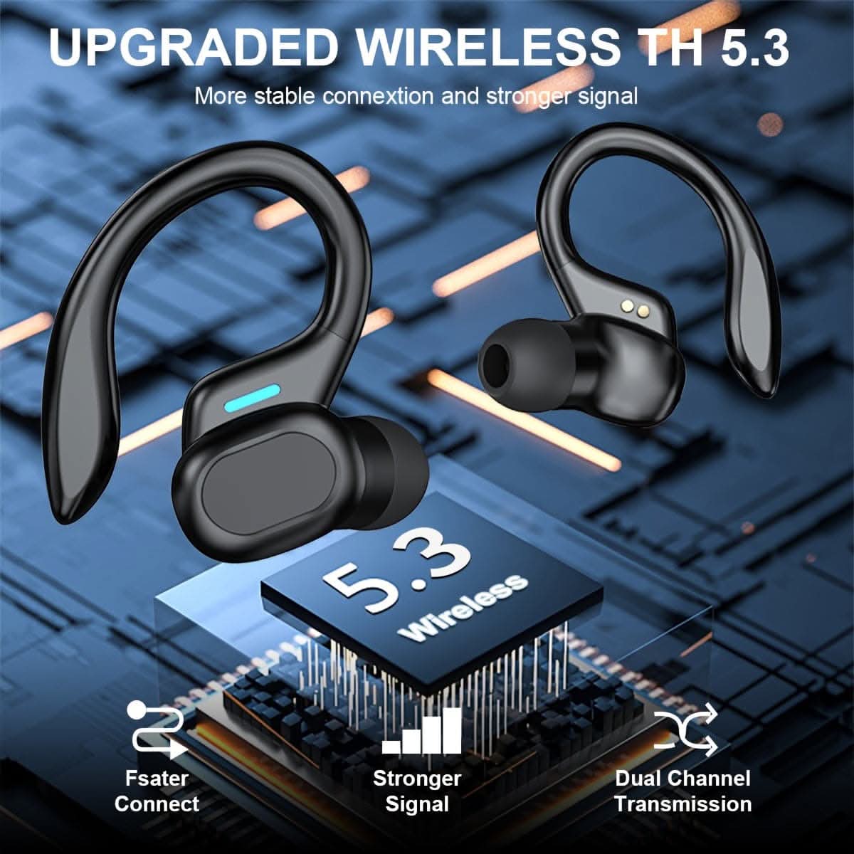 True Wireless Earbuds with Mic