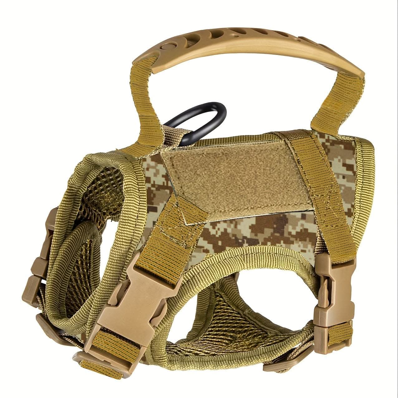Adjustable 600D Tactical Pet Vest Harness - Durable, Comfortable, & Stylish Training Gear for Cats and Puppies