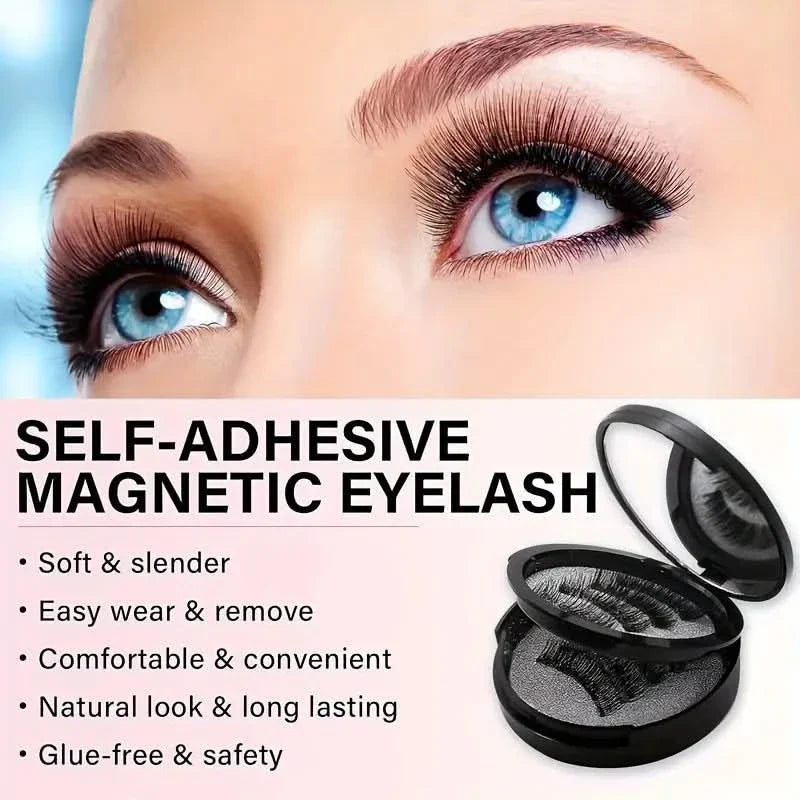 8-Pairs Magnetic 3D Cat Eye False Eyelashes
