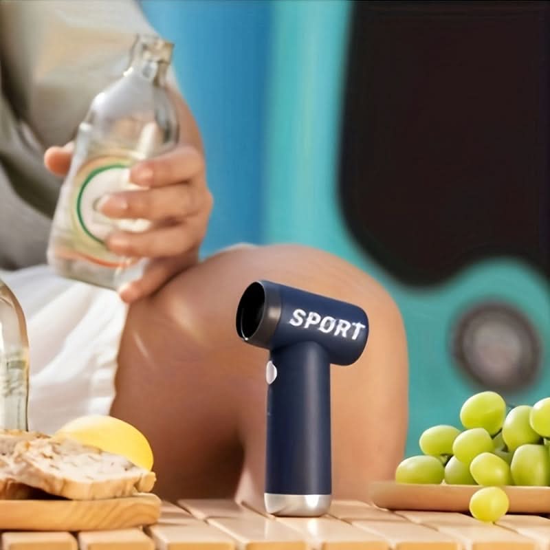 Compact USB-Powered Hair Dryer – Lightweight Temperature Control & Central Nozzle