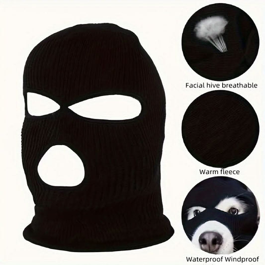 2pcs Dog Winter Hat & Glasses Set