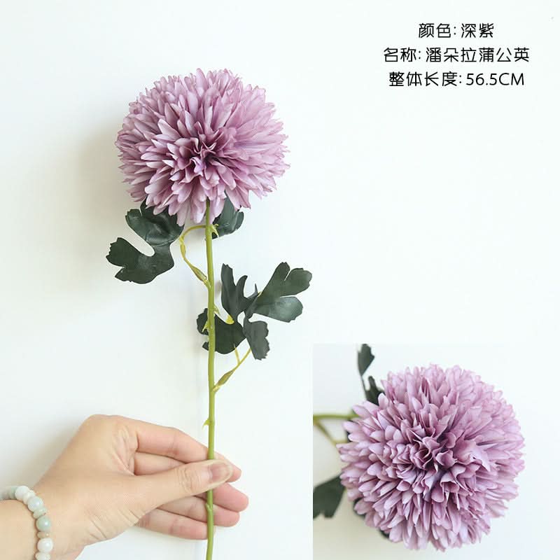 Set of 2 pcs. Dandelion Flower Ball Artificial Bouquet