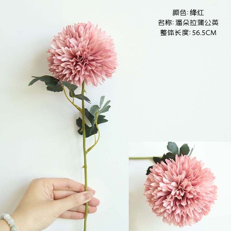 Set of 2 pcs. Dandelion Flower Ball Artificial Bouquet