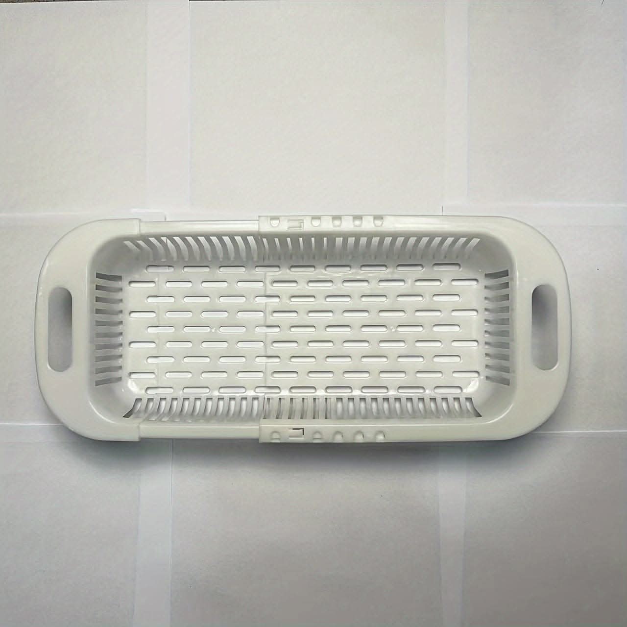 Adjustable Over-the-Sink Colander – Multifunctional Plastic Drain Basket