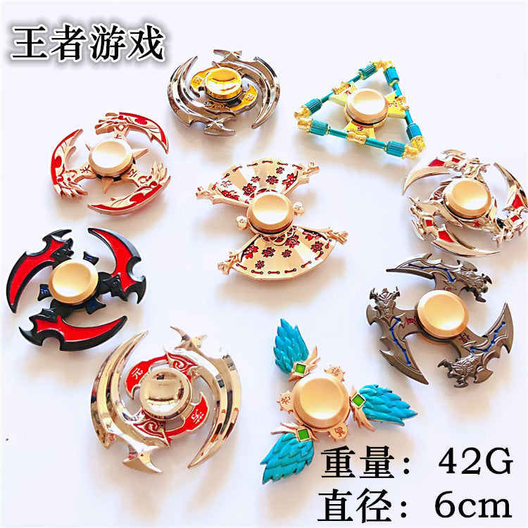 King of Glory Metal Fidget Spinner – Hero Series Finger Toy for Kids & Adults