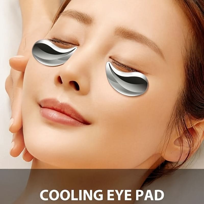 Reusable Stainless Steel Eye Masks – Cooling Gua Sha Tool for Facial Massage