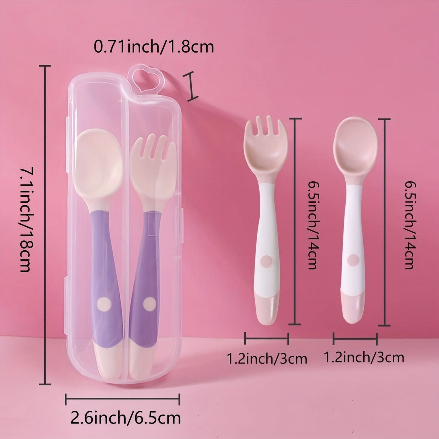 Youngsters Training Fork & Spoon Set with Meal Box
