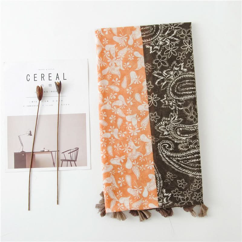 Ethnic Cashew Print Sun Protection Scarf