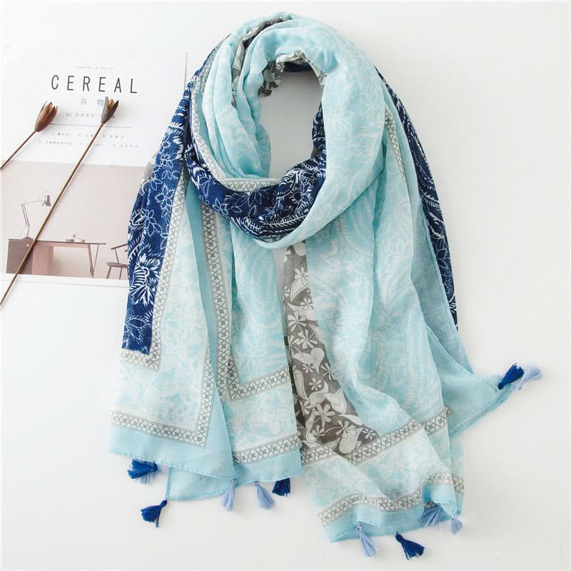 Ethnic Cashew Print Sun Protection Scarf