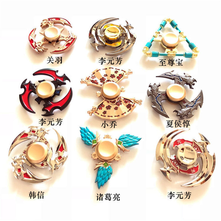 King of Glory Metal Fidget Spinner – Hero Series Finger Toy for Kids & Adults
