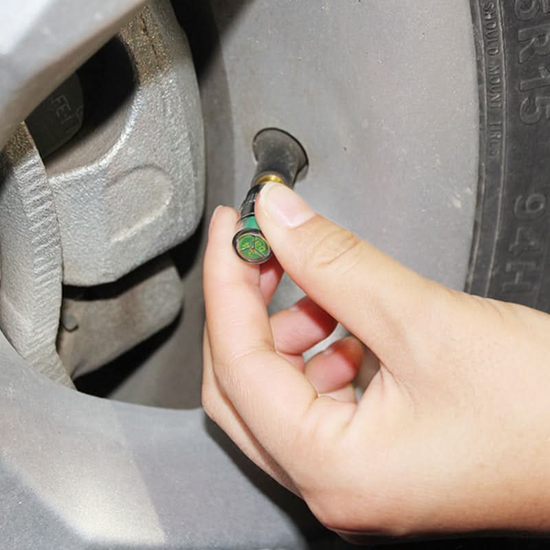Car Tire Pressure Monitoring Caps - Set of 4 pcs.