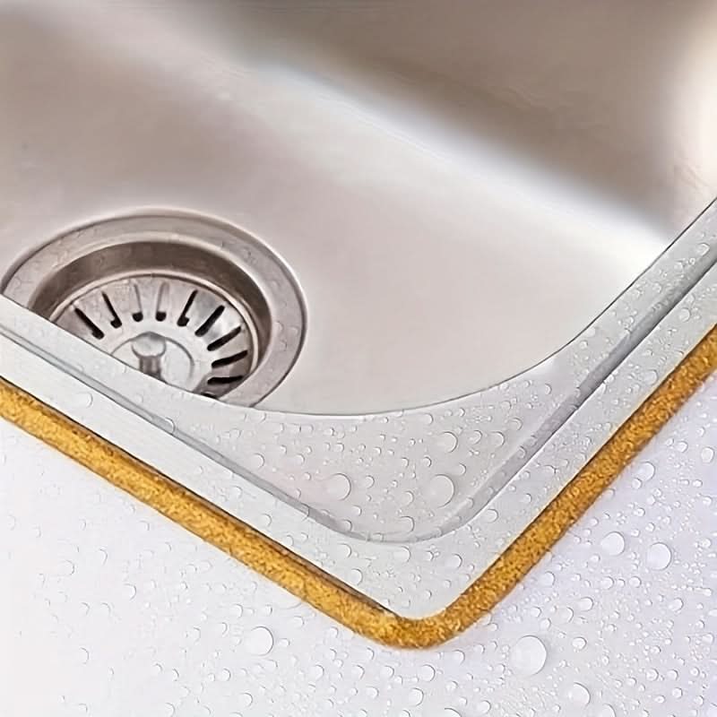Waterproof PVC Caulk Tape Strip - For Kitchen Countertops, Sinks, and Toilets