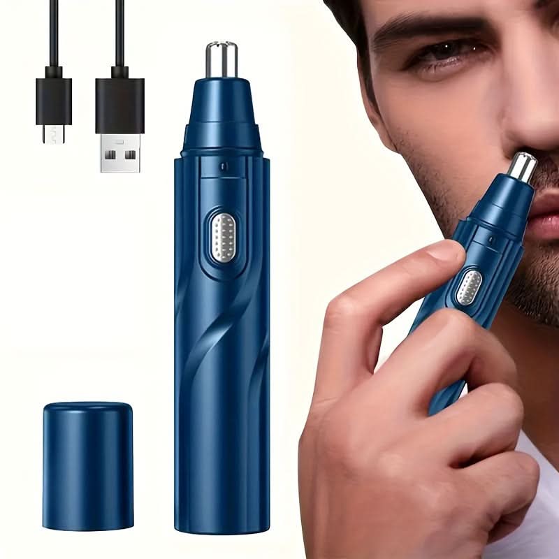 Rechargeable Ear and Nose Hair Trimmer – USB Powered