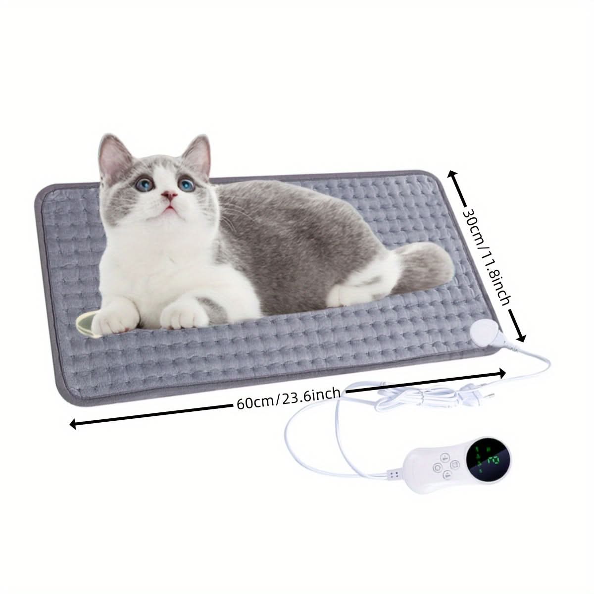 Adjustable Heated Pet Blanket – Cats & Dogs