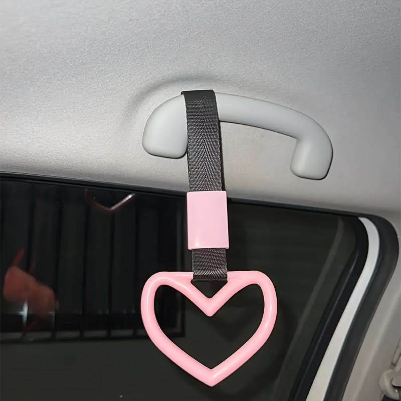 Heart Ring Drift Charm Strap – Front Tow Hook Car Decoration