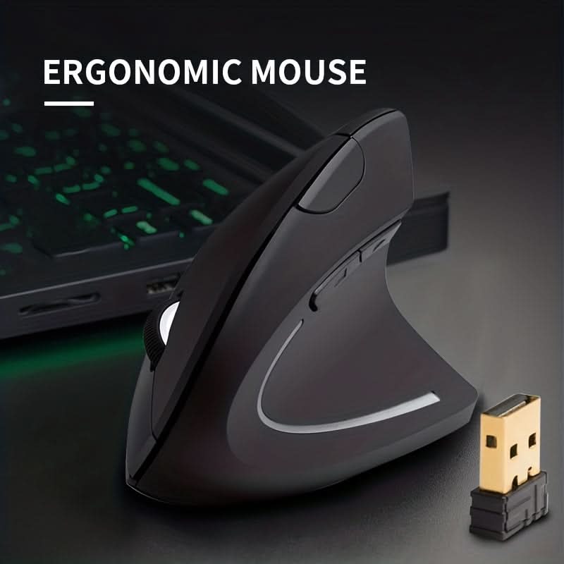Wireless Rechargeable Optical Mouse – 2.4GHz USB Wireless Computer Mouse