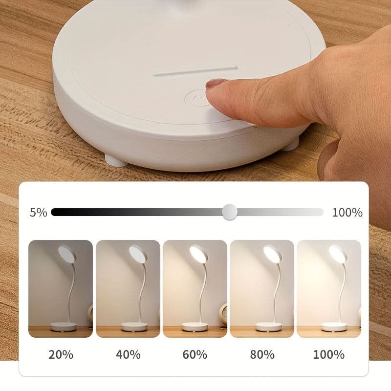 Dimmable LED Desk Lamp with USB Charging