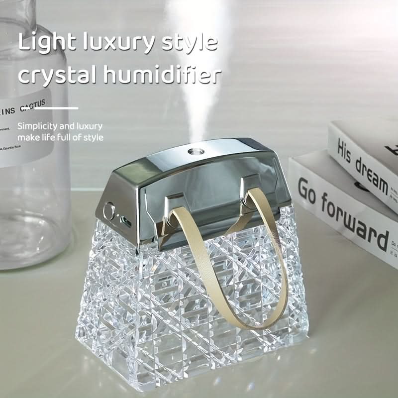 Crystal Bag USB Humidifier with Aromatherapy & LED Mood Light