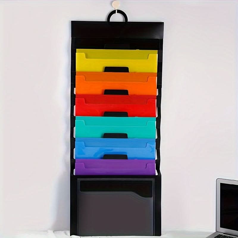 6-Pocket Hanging Wall File Organizer