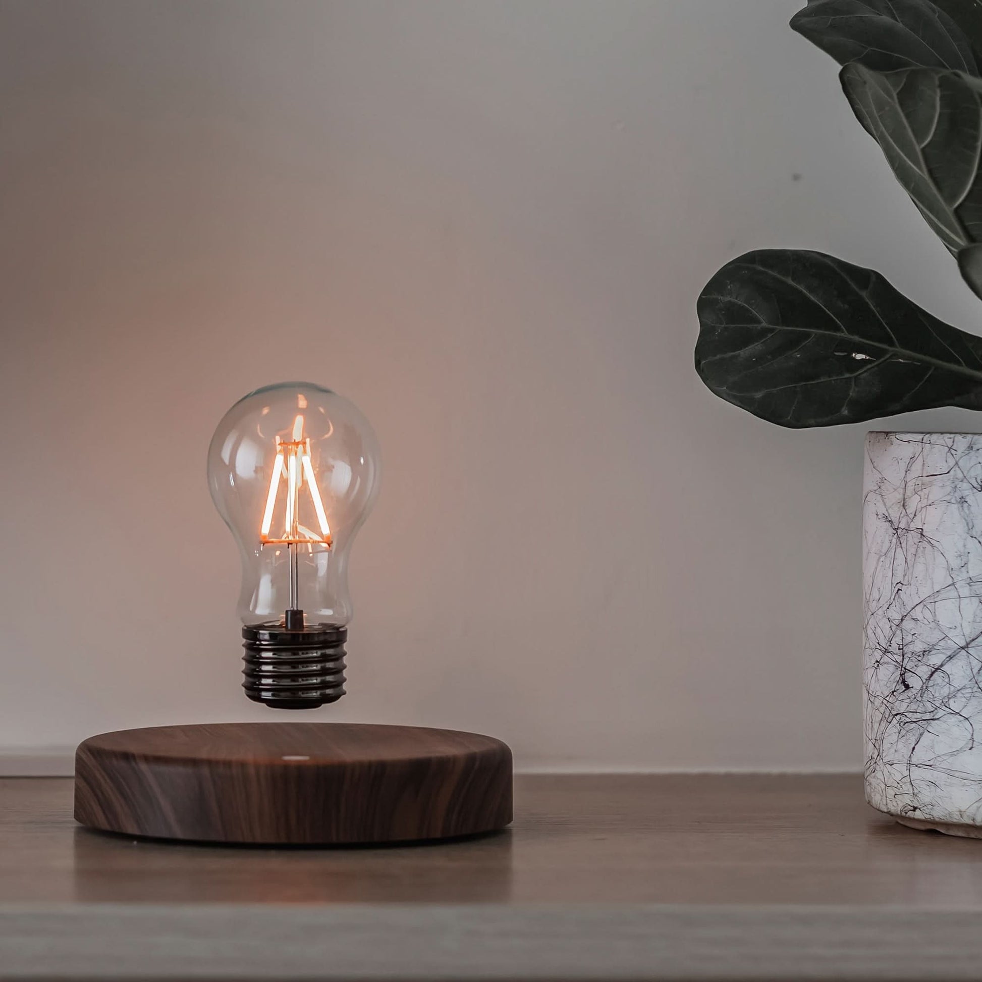 Magnetic Levitation Floating Light Bulb - Modern Night Light