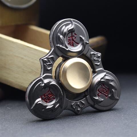 King of Glory Metal Fidget Spinner – Hero Series Finger Toy for Kids & Adults