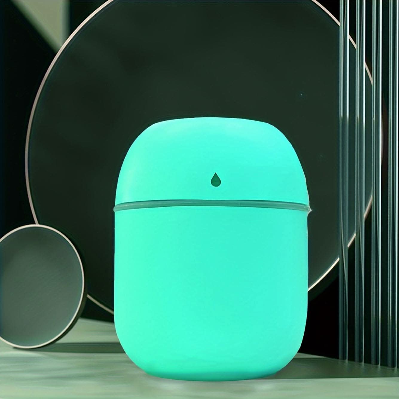 220ml Large Capacity Mini Desktop Humidifier - Whisper-Quiet & USB Powered