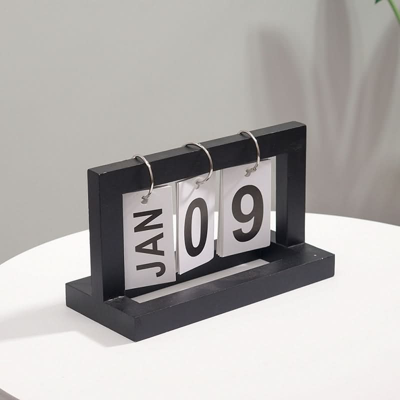 Wooden Flip Calendar