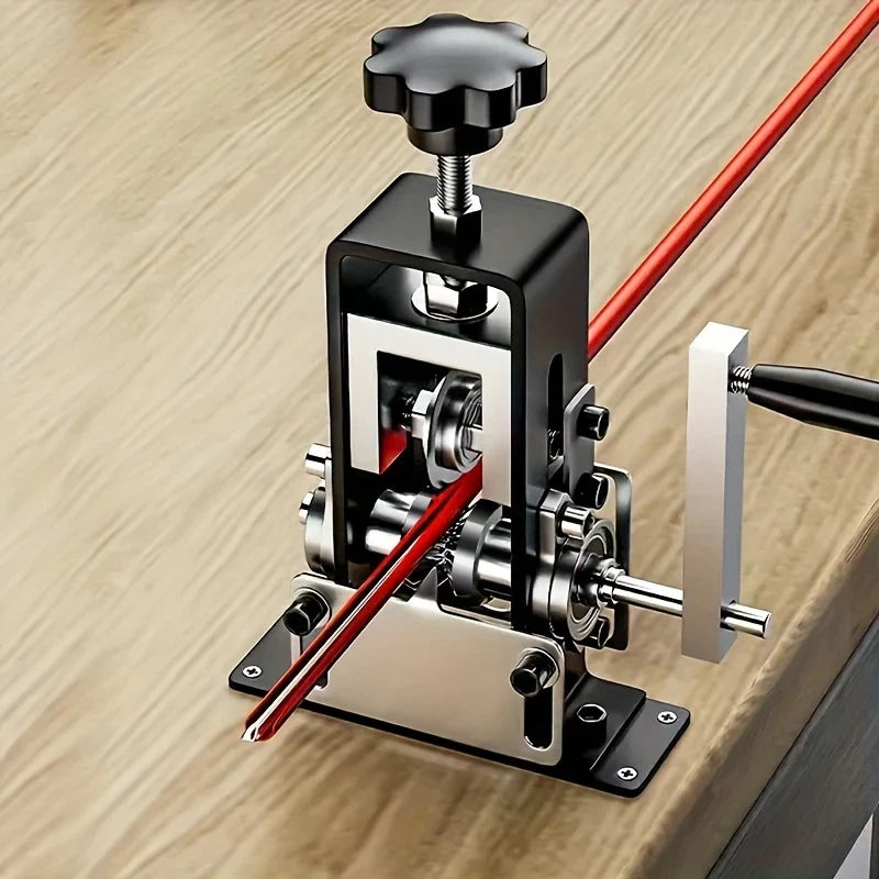5-Blade Manual Wire Stripping Machine – Heavy-Duty Copper Cable Stripper with Drill Attachment
