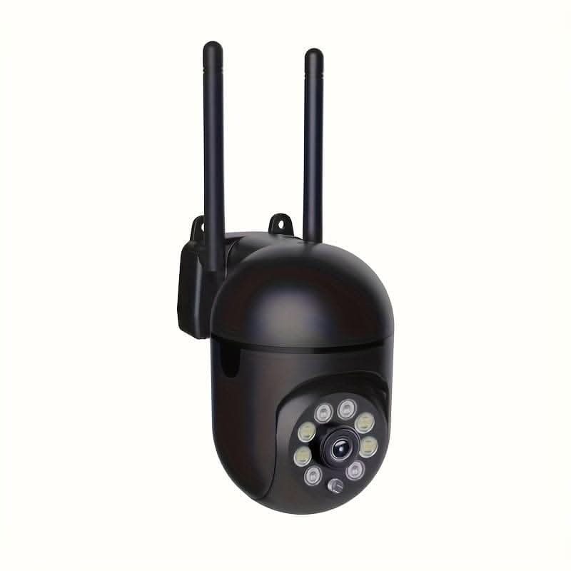 HD WiFi Surveillance Camera – Indoor/Outdoor, 355° Pan, Color Night Vision, Two-Way Audio, AI Detection
