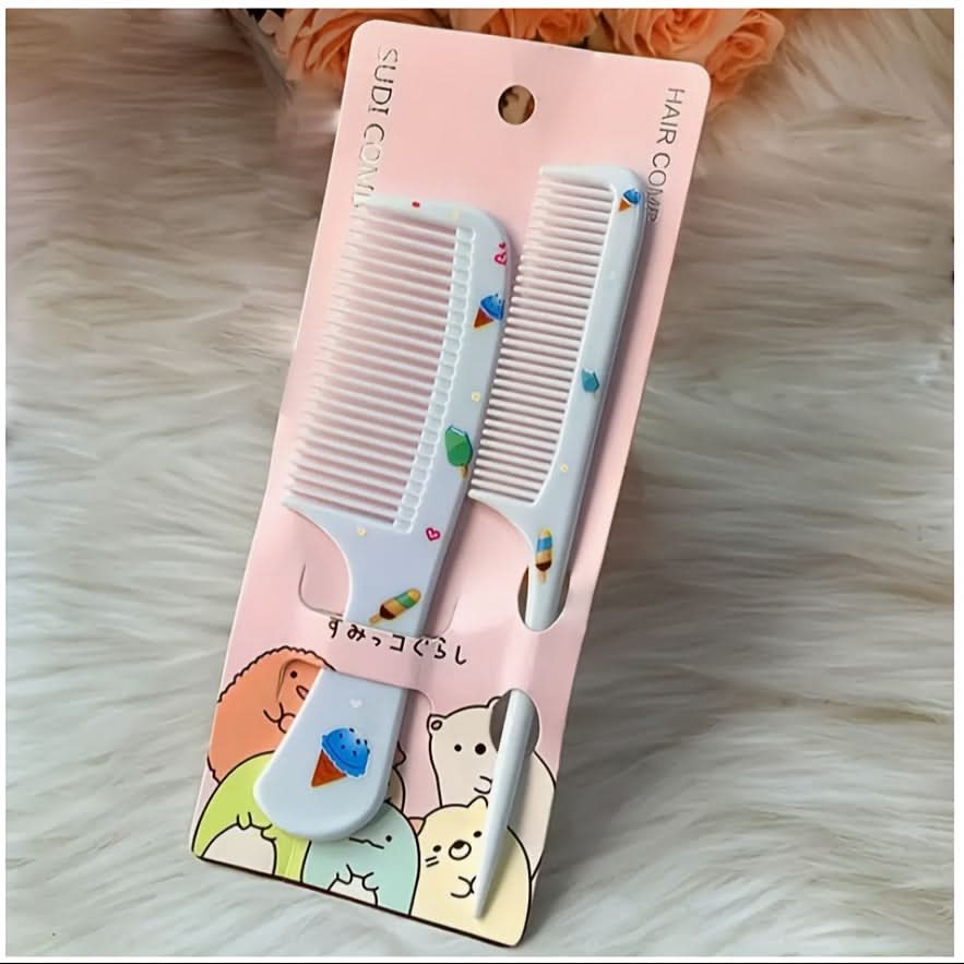 2PCS Cartoon Kids Anti-Static Hair Combs