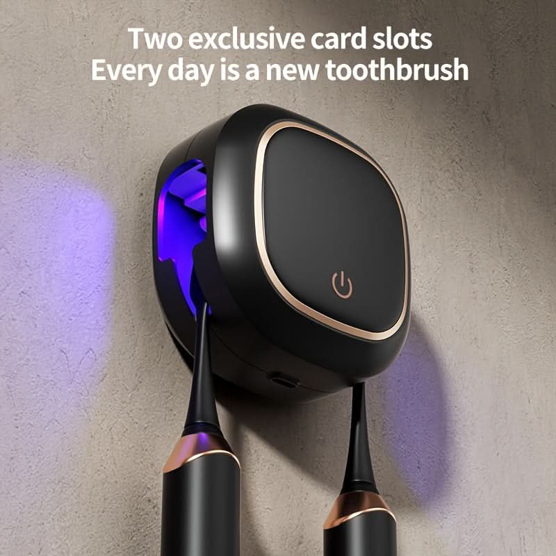 Wall-Mounted UV Toothbrush Sterilizer with USB
