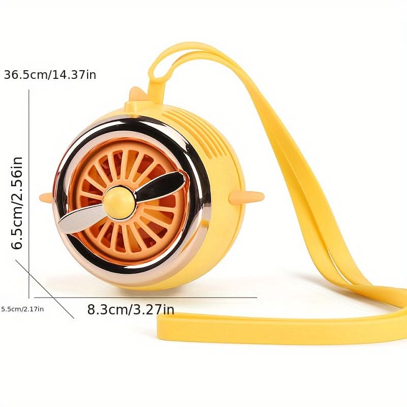 Cute Cartoon USB Desktop & Neck Fan – Portable Small Fan