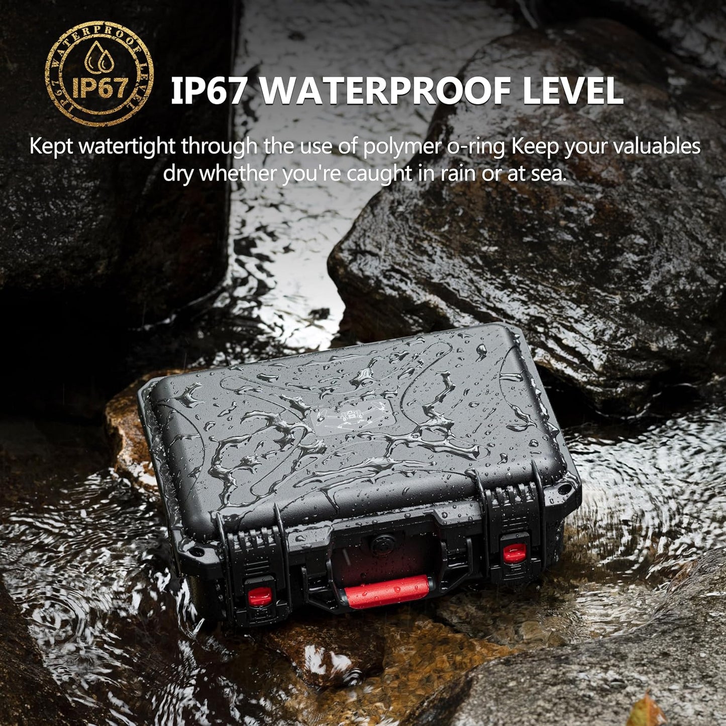 STARTRC ABS Waterproof Carrying Case for Mini 4 Pro – Hard Protective Travel Storage Box (No accessories included)