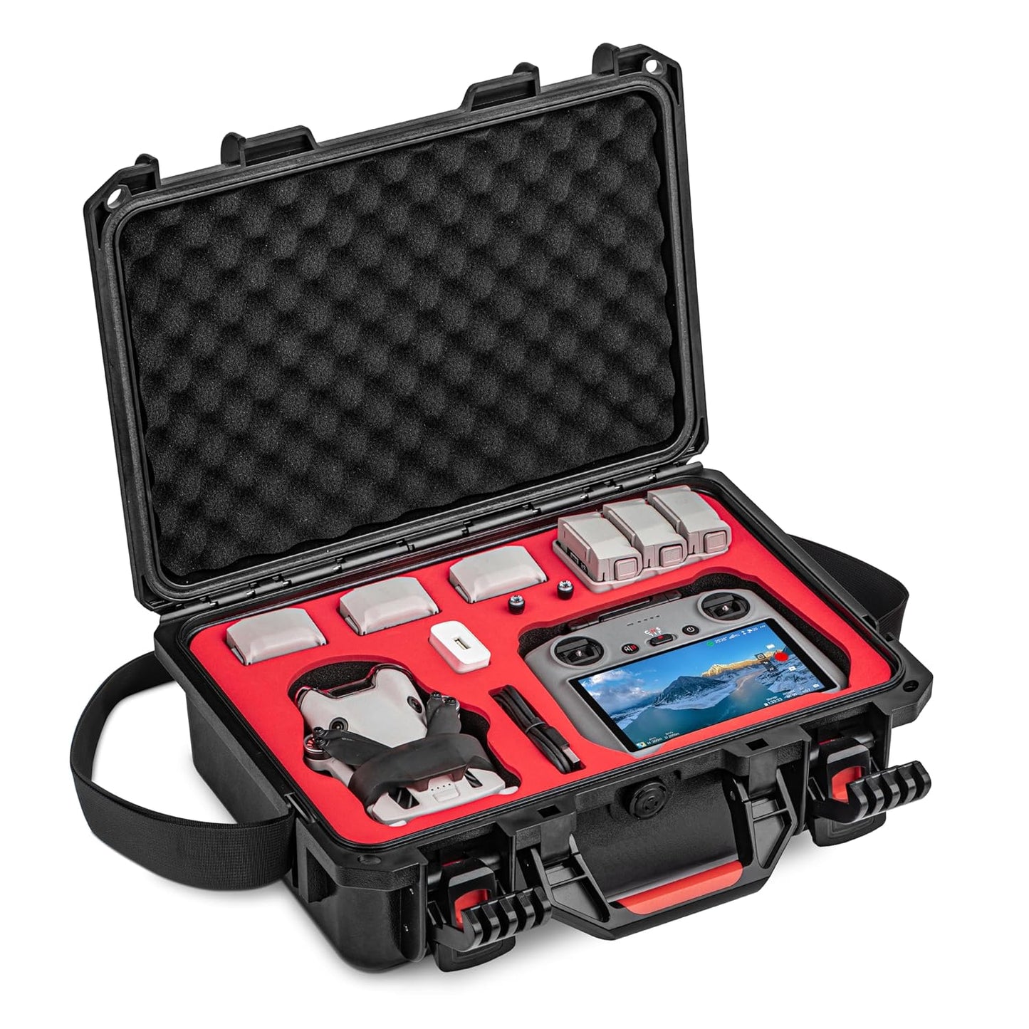 STARTRC ABS Waterproof Carrying Case for Mini 4 Pro – Hard Protective Travel Storage Box (No accessories included)