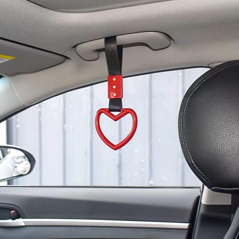 Heart Ring Drift Charm Strap – Front Tow Hook Car Decoration