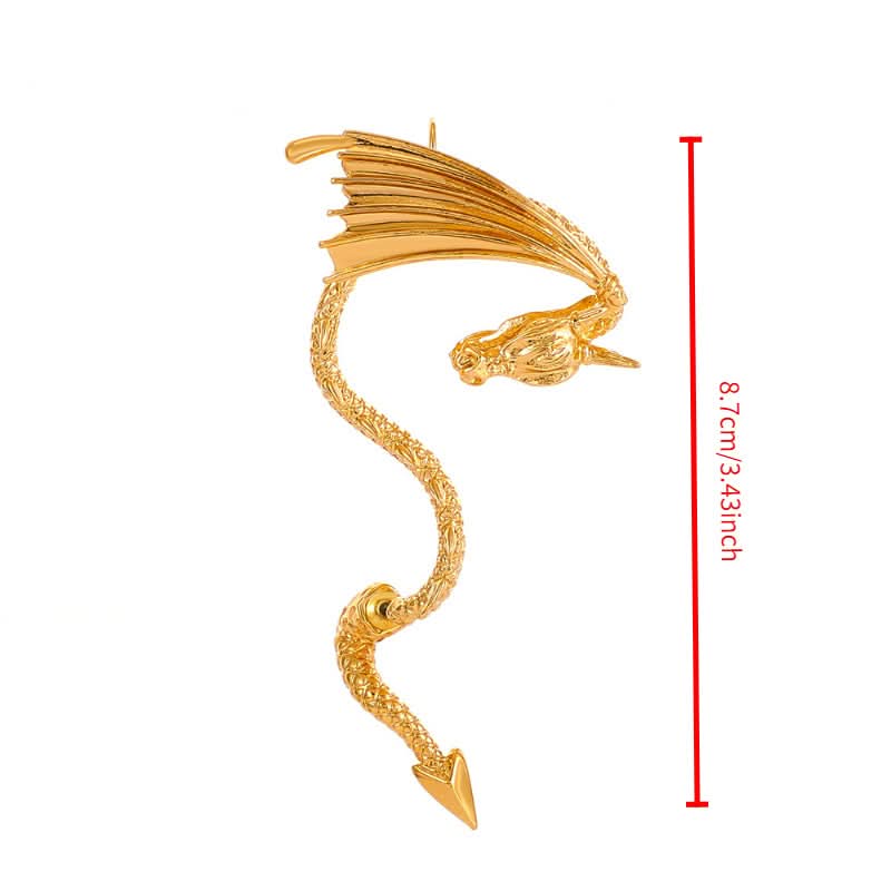 Punk Flying Dragon Ear Cuff Earring